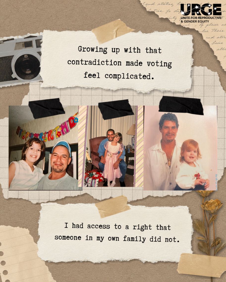 Three photos of man and his daughter