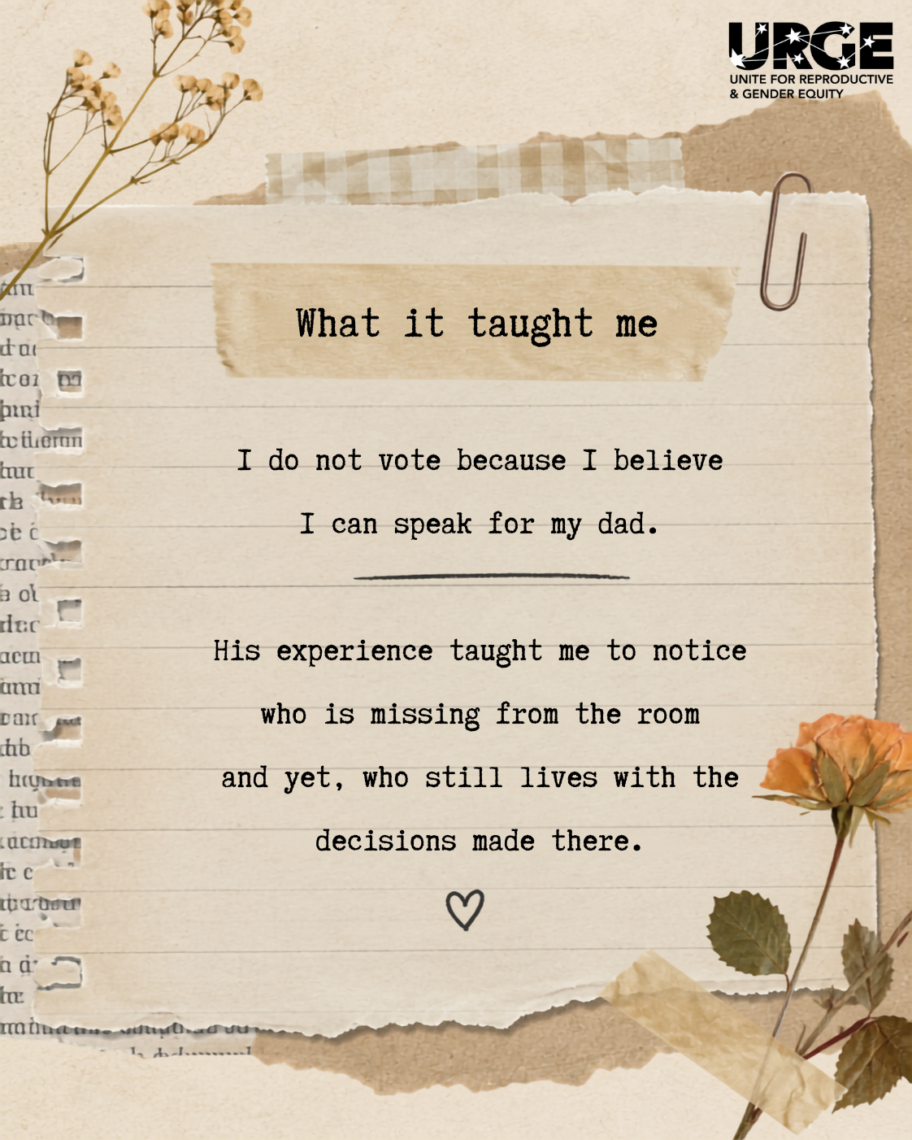 What it taught me text poster
